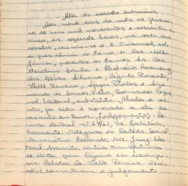Ata da Sessão Ordinária do Tribunal Regional Eleitoral de Minas Gerais, realizada em 09/02/1965