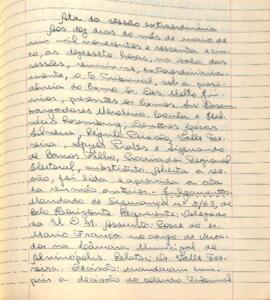 Ata da Sessão Extraordinária do Tribunal Regional Eleitoral de Minas Gerais, realizada em 10/05/1965