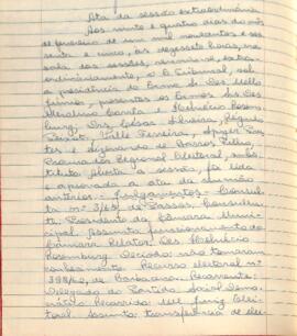 Ata da Sessão Extraordinária do Tribunal Regional Eleitoral de Minas Gerais, realizada em 24/02/1965