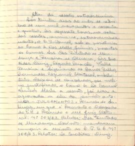 Ata da Sessão Extraordinária do Tribunal Regional Eleitoral de Minas Gerais, realizada em 30/09/1964