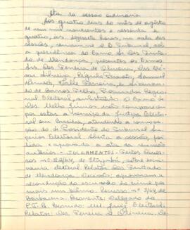 Ata da Sessão Ordinária do Tribunal Regional Eleitoral de Minas Gerais, realizada em 04/08/1964