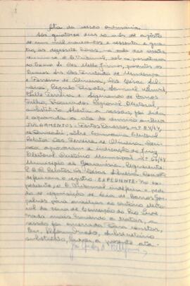 Ata da Sessão Ordinária do Tribunal Regional Eleitoral de Minas Gerais, realizada em 14/08/1964
