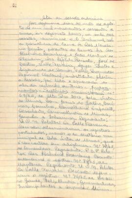 Ata da Sessão Ordinária do Tribunal Regional Eleitoral de Minas Gerais, realizada em 19/08/1965