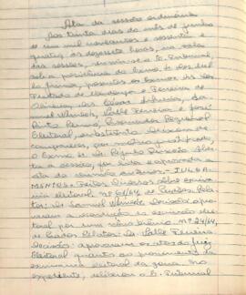 Ata da Sessão Ordinária do Tribunal Regional Eleitoral de Minas Gerais, realizada em 30/06/1964