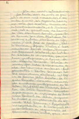 Ata da Sessão Extraordinária do Tribunal Regional Eleitoral de Minas Gerais, realizada em 30/06/1965