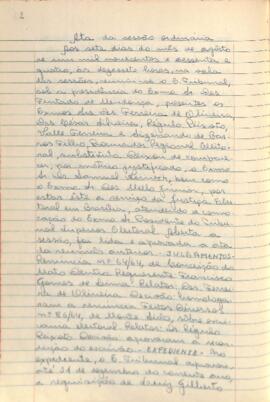 Ata da Sessão Ordinária do Tribunal Regional Eleitoral de Minas Gerais, realizada em 07/08/1964