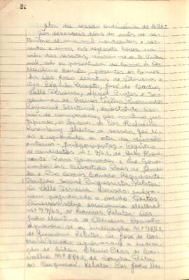 Ata da Sessão Ordinária do Tribunal Regional Eleitoral de Minas Gerais, realizada em 16/09/1965