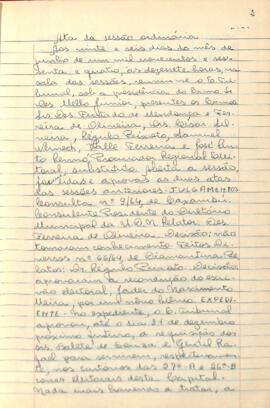 Ata da Sessão Ordinária do Tribunal Regional Eleitoral de Minas Gerais, realizada em 26/06/1964