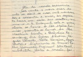 Ata da Sessão Ordinária do Tribunal Regional Eleitoral de Minas Gerais, realizada em 29/04/1965