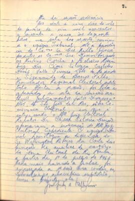 Ata da Sessão Ordinária do Tribunal Regional Eleitoral de Minas Gerais, realizada em 21/01/1965